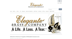 Desktop Screenshot of elegantebrass.com