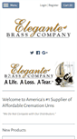 Mobile Screenshot of elegantebrass.com